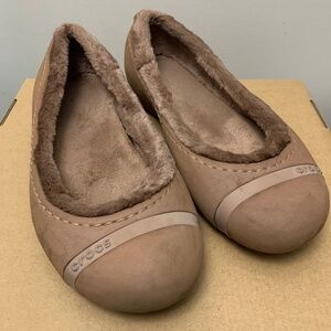 CROCS Nanook slip on fur lined